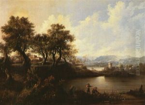 Fishermen In A Coastal Landscape