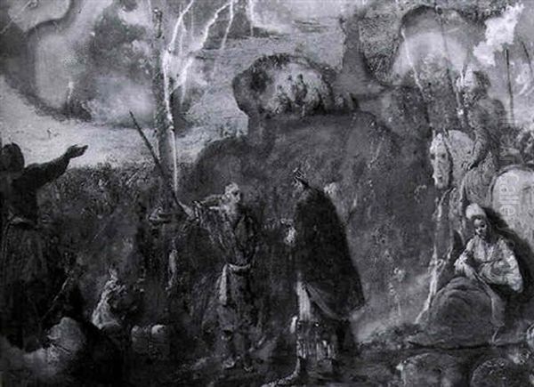 Moses And The Israelites Crossing The Red Sea - view 1