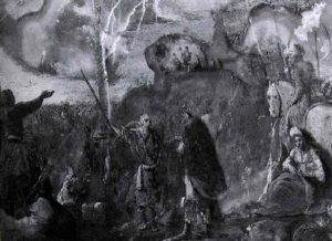 Moses And The Israelites Crossing The Red Sea by Domenico Gargiulo