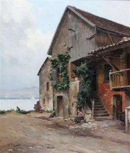 Een Chalet Aan De Rand Van Een Meer