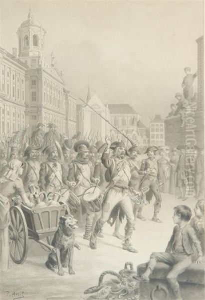 Defile De Revolutionnaires Francais - view 1