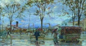 Port De Nice by Angelo Garino