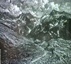 Vue Des Alpes by Angelo Garino