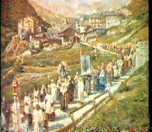 Prozession In Piemont - view 1