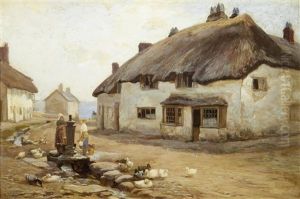 View Of Bere Regis, South Devon by Henry Garland