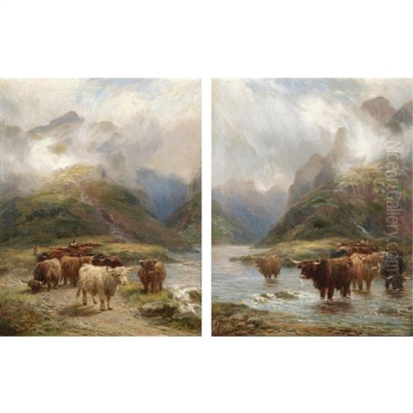Highlanders Going South, In Argyleshire (+ Highlanders Crossing The Ford; 2 Works) - view 1