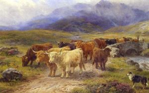 A Highland Drove, Near Inveroran, Argyleshire