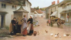 Village Gossips by Henry Garland