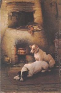 By The Hearth by Valentine Thomas Garland