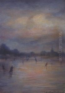 A Winter Sketch At Winnall Moor