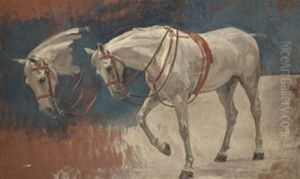 Caballos by Jose Garnelo Y Alda