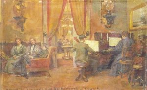 Reunion En Un Salon