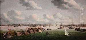 Prison Hulks And Other Shipping In Portsmouth Harbour