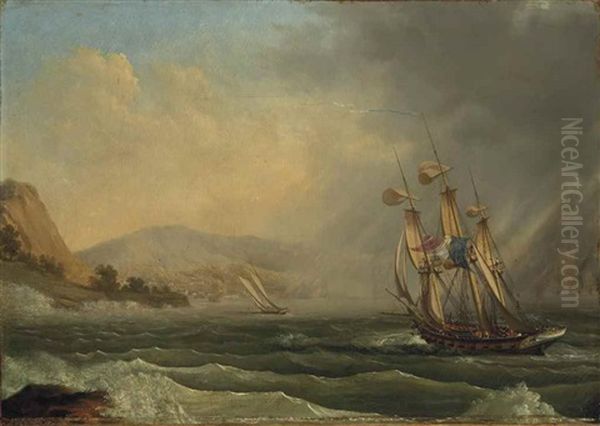 Un Navire Francais Entrant Dans La Rade De Mers-el-kebir - view 1