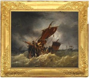 Pecheurs Dans La Tempete