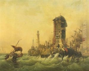 La Tempete by Ambroise-Louis Garneray