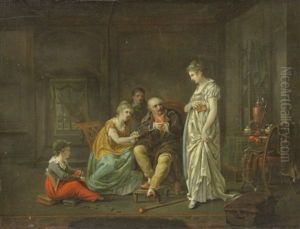 Painting by Etienne-Barthelemy Garnier