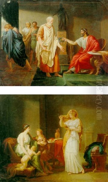 Sophocles Before The Magistrate Of Athens - view 1