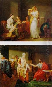 Sophocles Before The Magistrat Of Athens by Etienne-Barthelemy Garnier