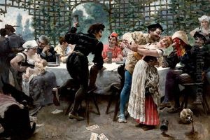 Dia De Fiesta by Jules Arsene Garnier