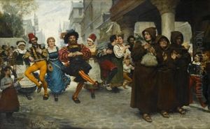 Jour De Fete by Jules Arsene Garnier