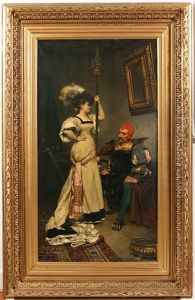 A Break During The Performance by Jules Arsene Garnier