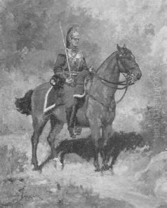 Soldado A Caballo by Jules Arsene Garnier