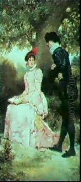 A Courting Couple - view 1