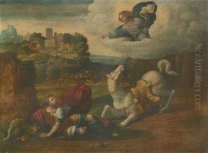The Conversion Of Saint Paul by Benvenuto Tisi da Garofalo