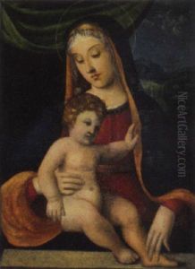 Madonna Con Bambino by Benvenuto Tisi da Garofalo