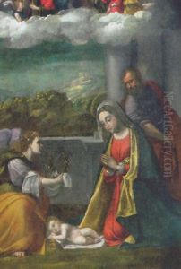 Heilige Familie by Benvenuto Tisi da Garofalo