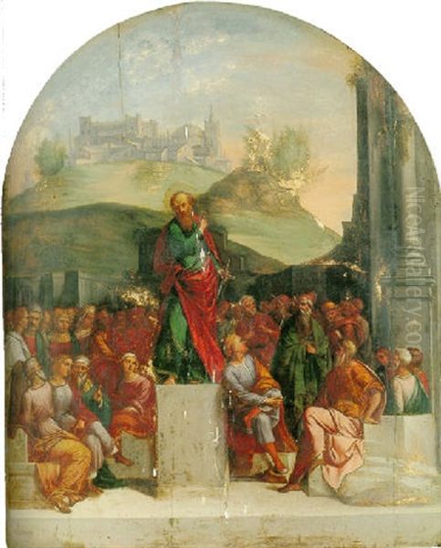 Preaching Of Saint Paul - view 1