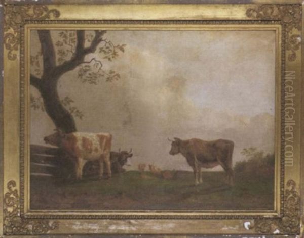 Cattle And Sheep In A Meadow - view 1