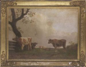 Cattle And Sheep In A Meadow