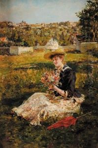 Elegante A L'ombrelle