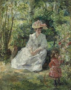 Playing In The Garden by Eduardo Leon Garrido