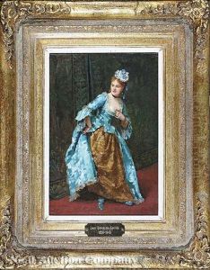 Lady In A Blue Silk Dress Lady In A Blue Silk Dress