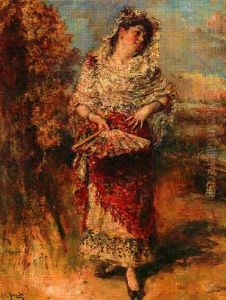 La Senorita by Eduardo Leon Garrido