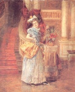 La Dama En La Escalera