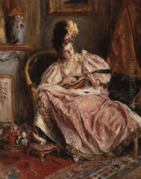 The Mandolin Player - view 1