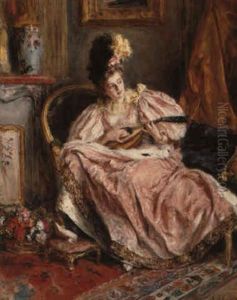 The Mandolin Player by Eduardo Leon Garrido