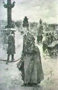 L'elegante Et Marchande De Primeurs, Place De La Concorde by Eduardo Leon Garrido