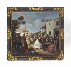 Spanish Dancers (+ Another Similar; Pair) by Fernando Garrido