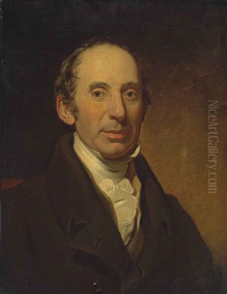 Portrait Of Eduardo Zanetti, Half-length, In A Brown Coat - view 1