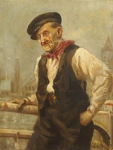 Man Smoking A Pipe