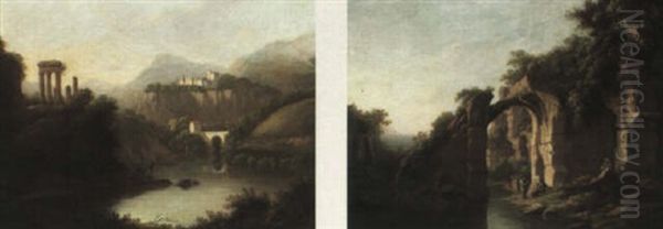 Classical Landscape With Ruins - view 1