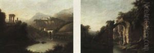 Classical Landscape With Ruins by Edmund Garvey