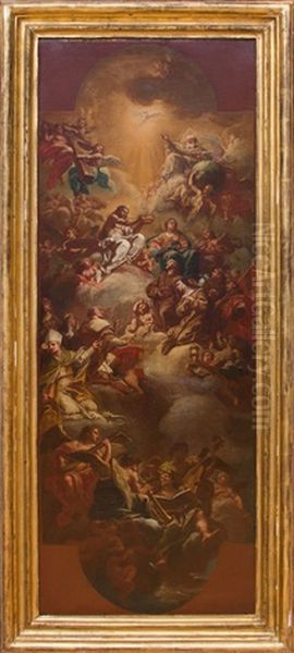 Apothesosis Of St. Claire With St. Francis Of Assisi - view 1