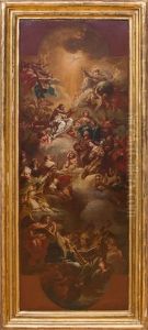 Apothesosis Of St. Claire With St. Francis Of Assisi