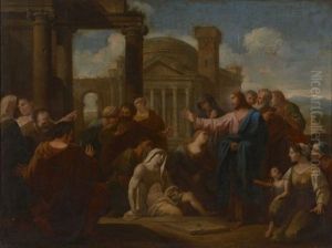 La Resurrection De Lazare by Luigi Garzi